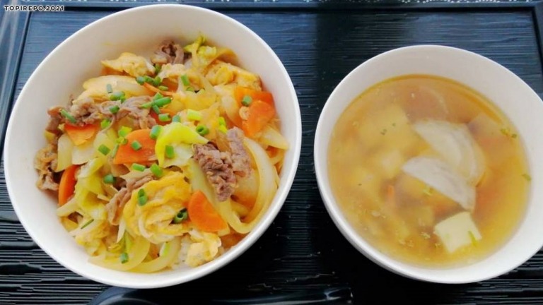 ＸＯ丼＆中華スープ